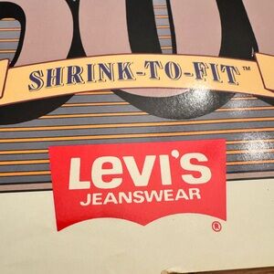 Vintage Levi's “The Legend of 501 Jeans” 1985 Poster The Jeans That Won the West